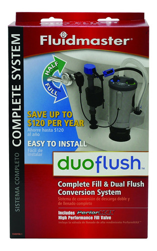 Sistema Completo Duoflush Fluidmaster Mfrpartno 550dfrk-3