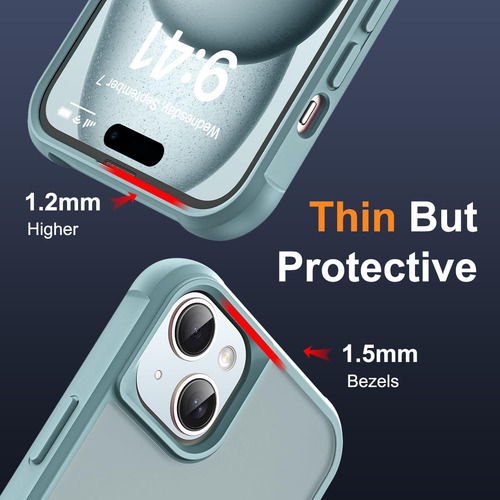 Capa De Telefone Skylmw Compatível Com iPhone 15 Com Magsafe