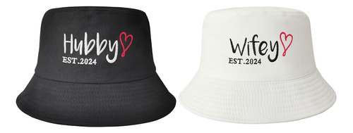 Mr Mrs Hubby Wifey - Sombreros Para Mujer Y Hombre