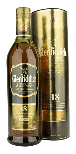 Whisky Glenfiddich 18 Años 750ml En Estuche Ed Antigua