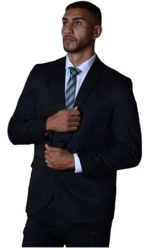 Blazer Masculino Cal a Social Com Corte Italiano Slim
