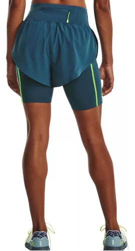 Short Running Under Armour Run Anywhere Azul Mujer 1376762-4