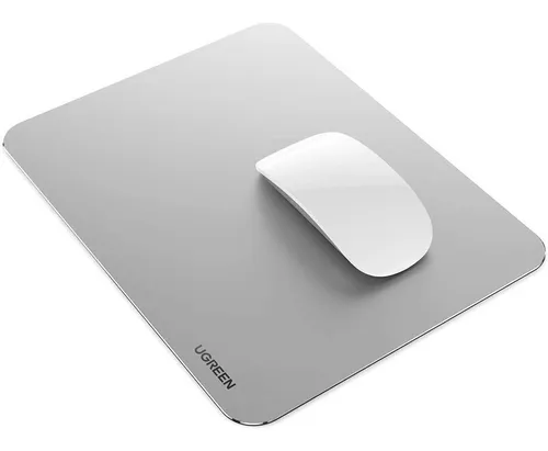 Mouse Pad Aluminio Duro Ultrafino 7.1 X 9.5 Pulgadas
