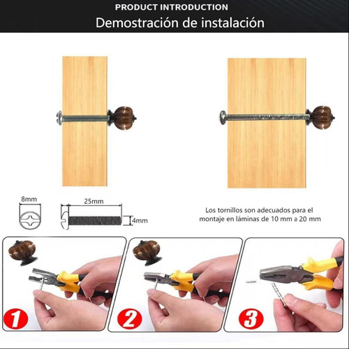 7 Piezas Manija Muebles Mango De Cerámica Pomos Cajón