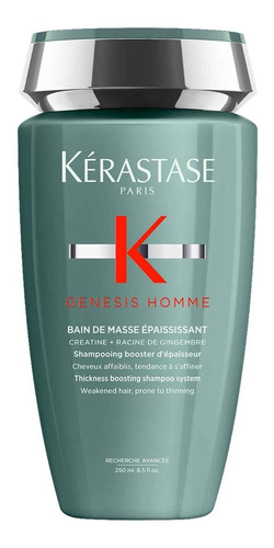 Shampoo Anti Caida Kerastase Bain Masse Genesis Homme 250ml