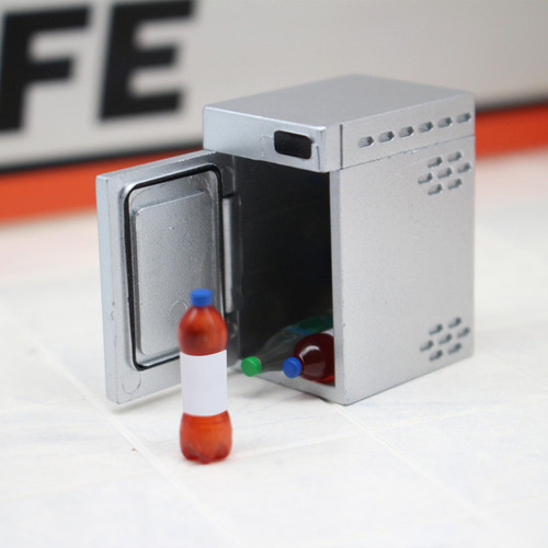 2 Mini Refrigerador De Casa De Muñecas A Escala 1/12,