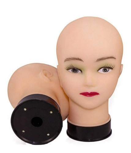 Imagen 2 de 5 de Cabeza De Maniquí Femenino Para Pelucas