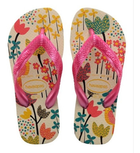 Imagen 2 de 4 de Ojota Havaianas Kids Flores