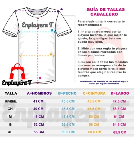 Que talla es l en playera de hombre sales