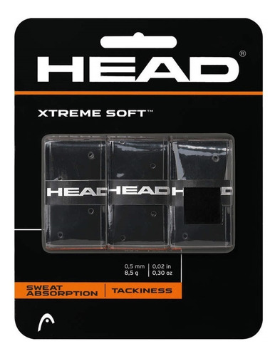 Overgrip Head Xtreme Soft Negro Padel Y Tenis