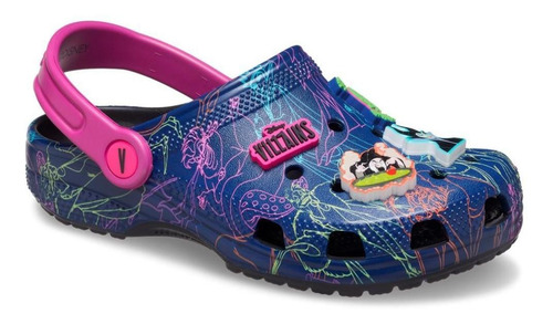 Sandália Crocs Classic Diney Villains Clog K Black