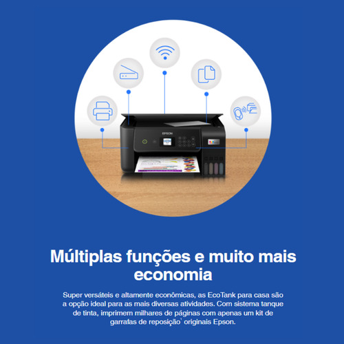 Impressora Multifuncional Epson L3250 Ecotank Cor Wi-fi Usb