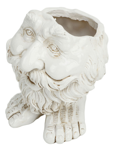 Maceta Con Forma De Estatua Con Forma De Cara, Imagen Única,