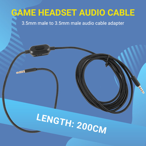 Cable De Auriculares Para G433 G233 Gpro X Universal Game H-