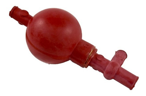 Perilla De Hule Succionador De Pipeta De 3 Vías Rojo Eisco