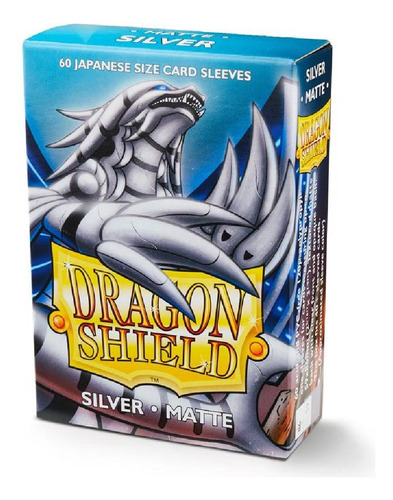 Protectores Dragon Shield 60 Japanese Matte Silver