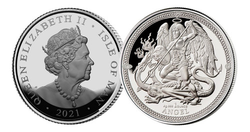  Moneda Dual Royal Anniversary Silver Angel Edition 2021