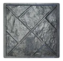 Comprar Molde Assaplast Piso, Baldosas, Mosaicos Ladrillo Cruzado Color Gris Oscuro