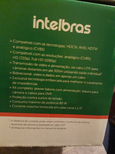 Imagem 3 de 3 de Power Balun Com Alimentação