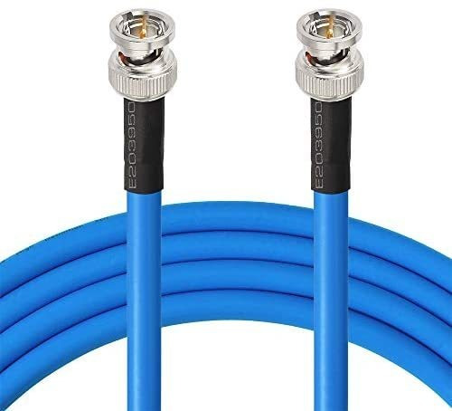 Cable Sdi Superbat Bnc 3g/6g De 3 Ft 1 Unidad -azul