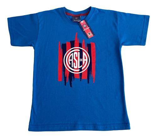 Remera De Niño San Lorenzo Con Licencia Oficial 