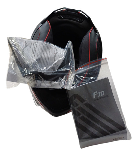 Casco Hjc F70 Tino Mc1 Gri/rojo L