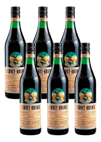 Fernet Branca De 750 Ml Por Caja 