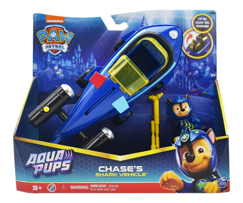 Paw Patrol Chase Shark Vehicle Aqua Pups Spin Master