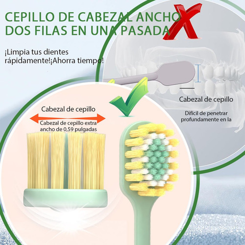 8pzs Cepillo De Dientes Para Niños Y Adulto