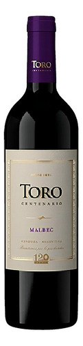 Vinho Malbec Toro Centenario 2018 adega Fecovita 750 ml em um estojo de nda