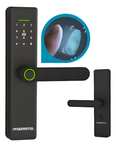 Fechadura Eletrônica Wifi Novadigital Com Biometria