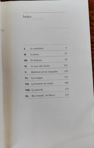 La Frontera De Cristal ( Una Novela En Nueve Cuentos ) (Usado)