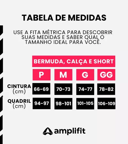 Calça Legging Feminina Com Bolso Basic Poliamida Amplifit