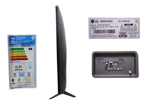 Imagem 3 de 7 de Smart Tv LG Wifi Ai Thinq 50un7310psc Led 4k Tv 50 Polegadas