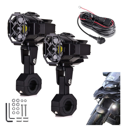 Diynp Luz Auxiliar Para Motocicleta Led Spot Driving R1200gs