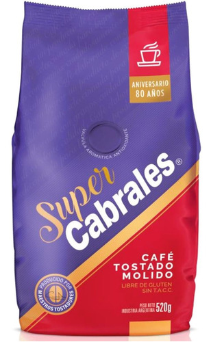 Cafe Molido Super Cabrales 520gr Tostado