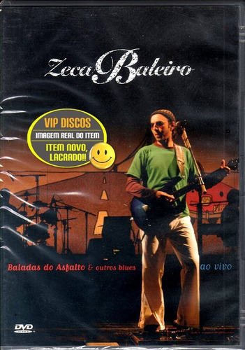 Dvd Zeca Baleiro Baladas Do Asfalto E Outros Blues - Lacrado