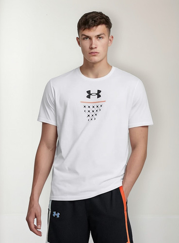 Polera Hombre Under Armour Bball Net Icon Ss