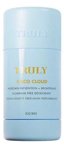 Desodorante Truly Coco Cloud Libre De Aluminio 85 G
