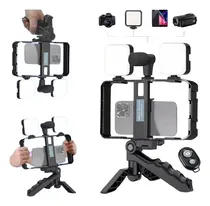 Comprar Trípode Soporte Celular Tablet Videos Doble Luz Led Flash 
