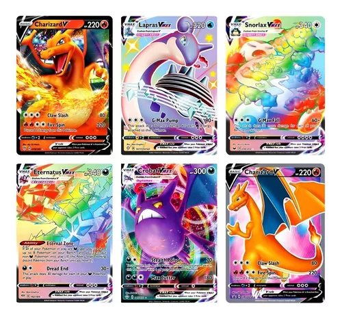 30 Cartas Pokemon Gx Aliados V Vmax + 1 Carta Zamazenta Gold