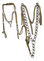 Comprar Conjunto Peitoral Cabeçada Corda Trançada Argola Inox,oferta