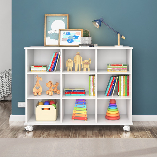 Nicho Organizador Multifuncional Com Rodízios Toys Branco -