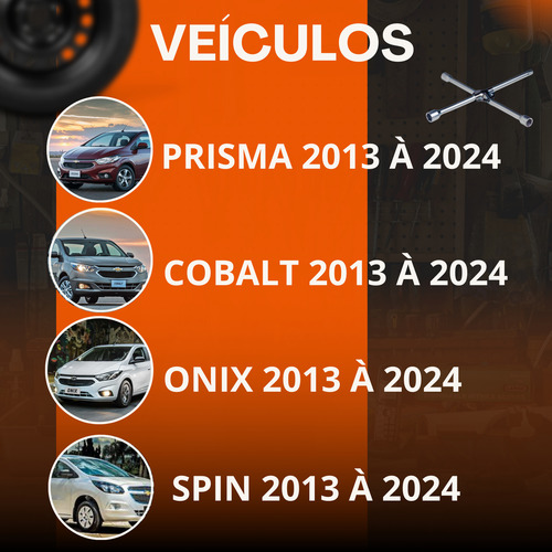 4 Porcas Roda Onix 2012 2013 2014 2015 2016 2017 2018 2019
