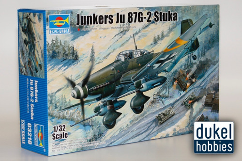 Avion Stuka Ju-87g-2 Scala 1:32 Grande Es Un Armable