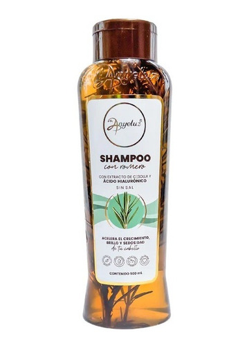 Shampoo Con Romero Y Ácido Hialuronico Anyeluz - 500ml