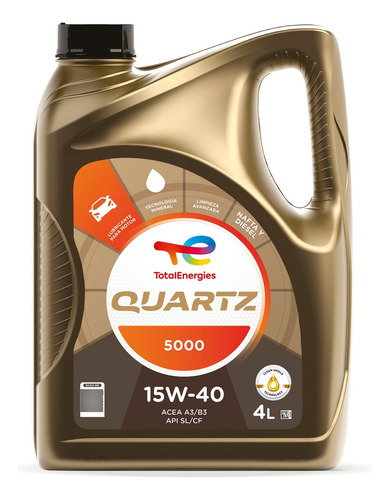 Total Quartz 5000 15w40 X 4 L