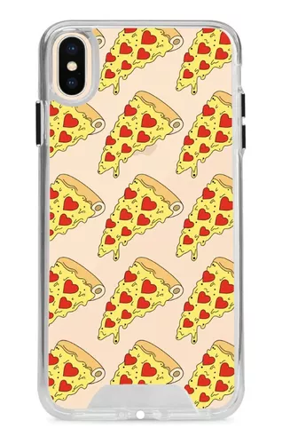 Funda Para iPhone XS Max Diseño Moderno Pizza Transparente