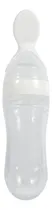 Comprar Cuchara Dispensadora De Comida Para Bebés Biberón, Squeeze Silicone Supplemento Biberón Baby Silicone Feder 90 Ml (blanco)