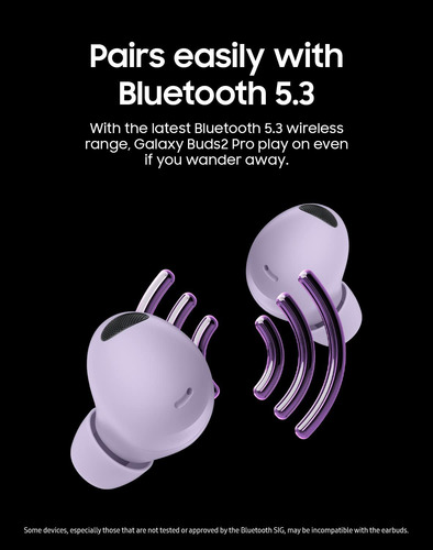 Auriculares Bluetooth Samsung Galaxy Buds 2 Pro Con Cancelac